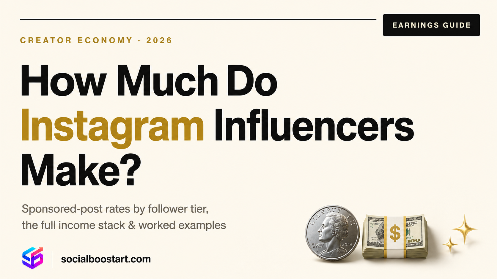 How Much Do Instagram Influencers Make in 2026? Real Rates
