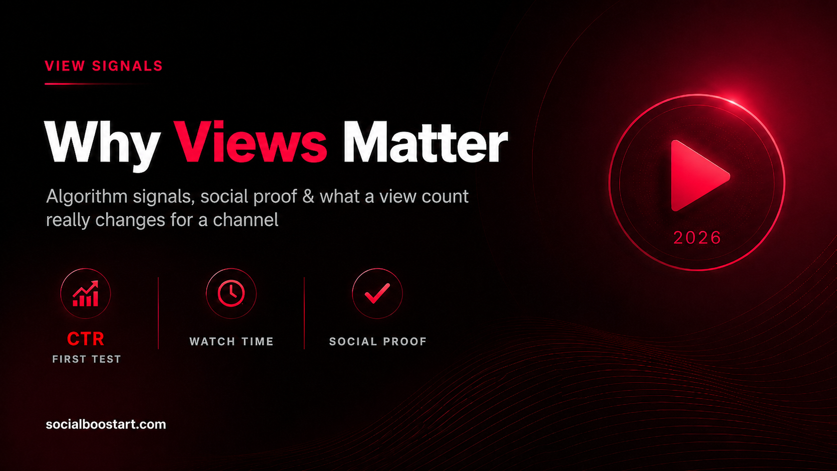 Why YouTube Views Matter 2026